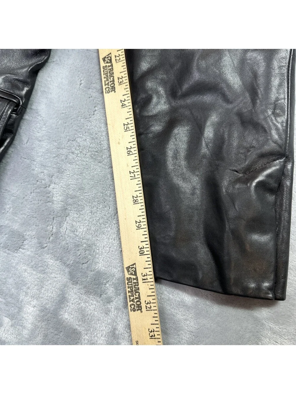 Banana Republic Heavy 100% Full Grain Brown Leather Sz Med 3 Button Blazer